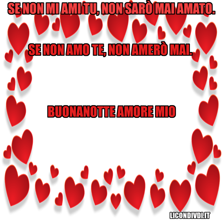 immagini buonanotte amore