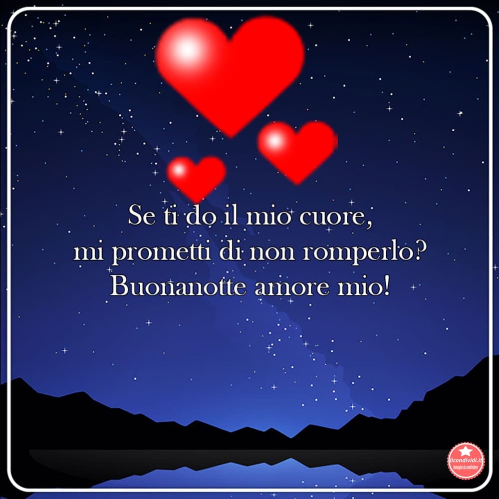 Immagini Buonanotte amore