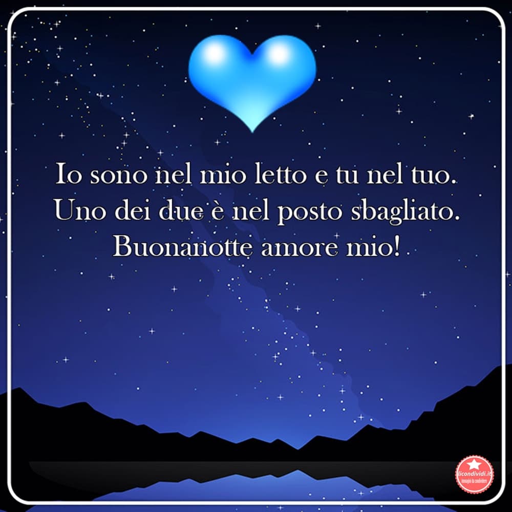 Immagini Buonanotte amore