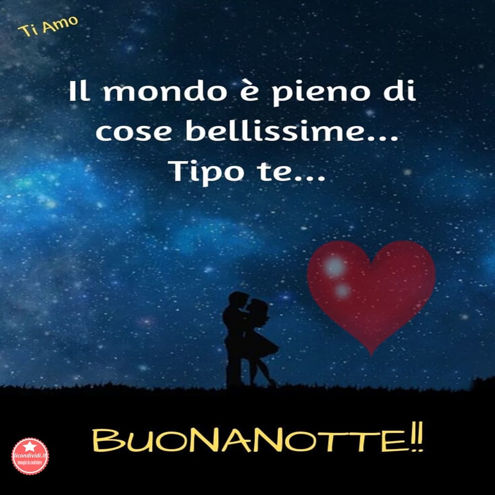 Immagini Buonanotte amore