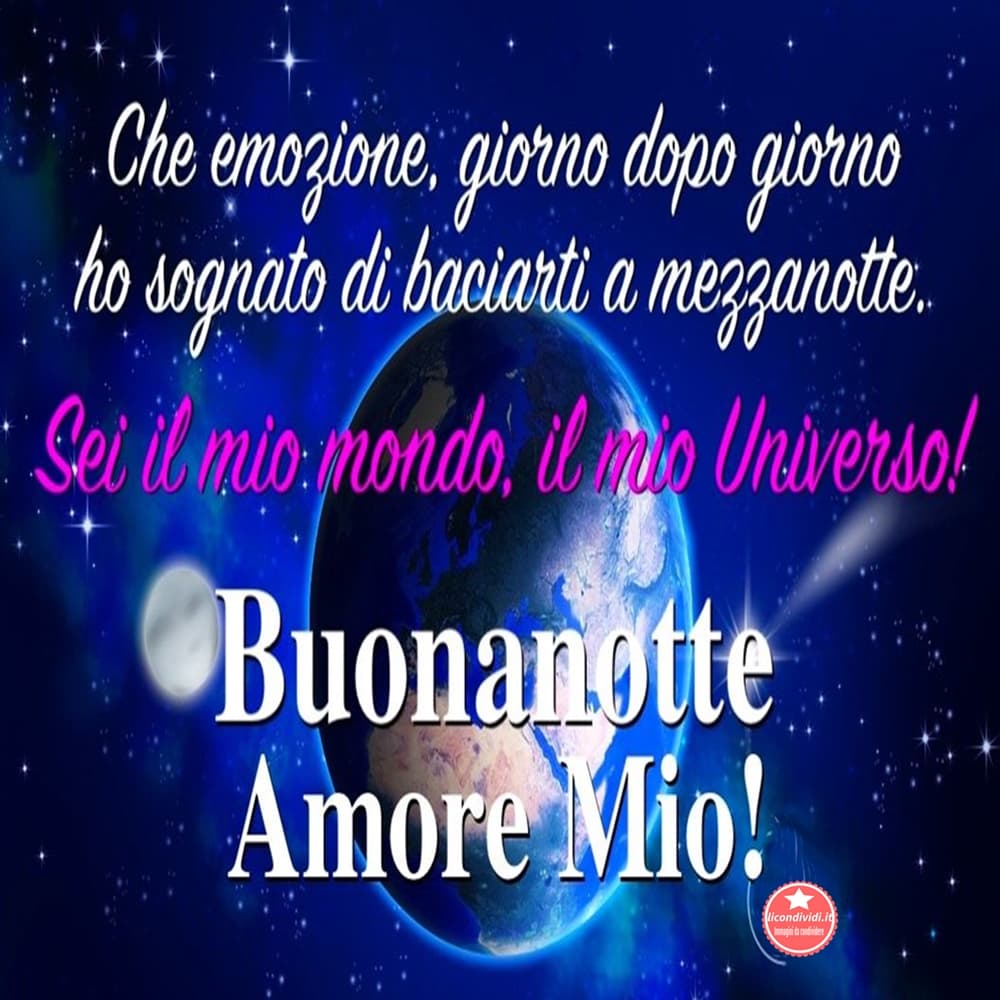 Immagini Buonanotte amore