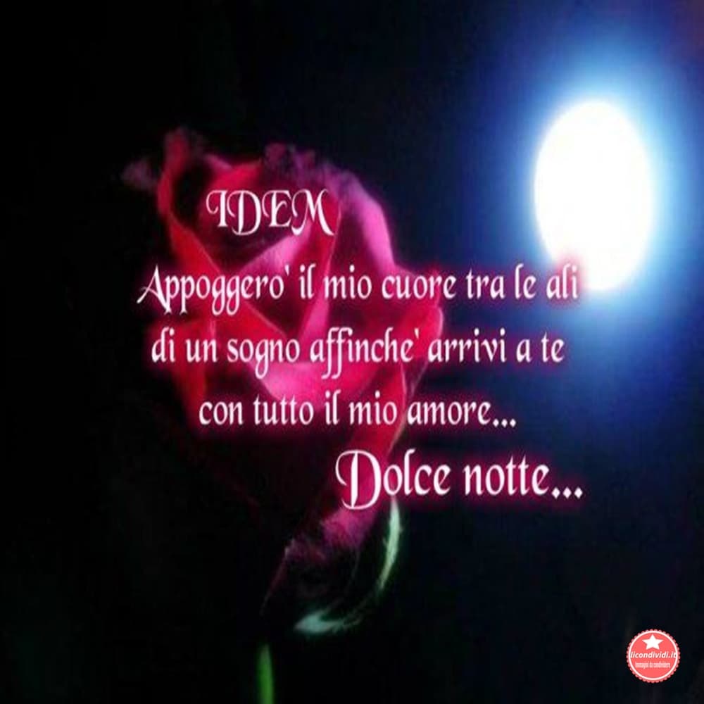 Immagini Buonanotte amore