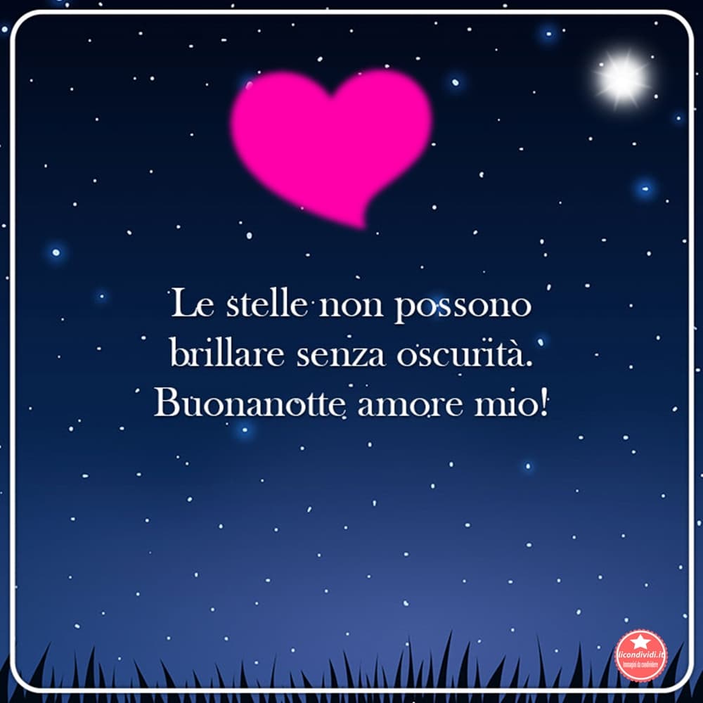 Immagini Buonanotte amore