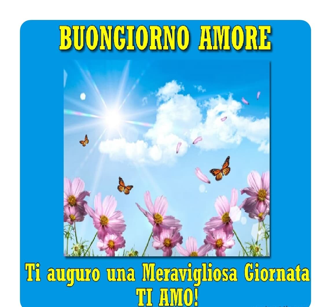 Immagini buongiorno amore