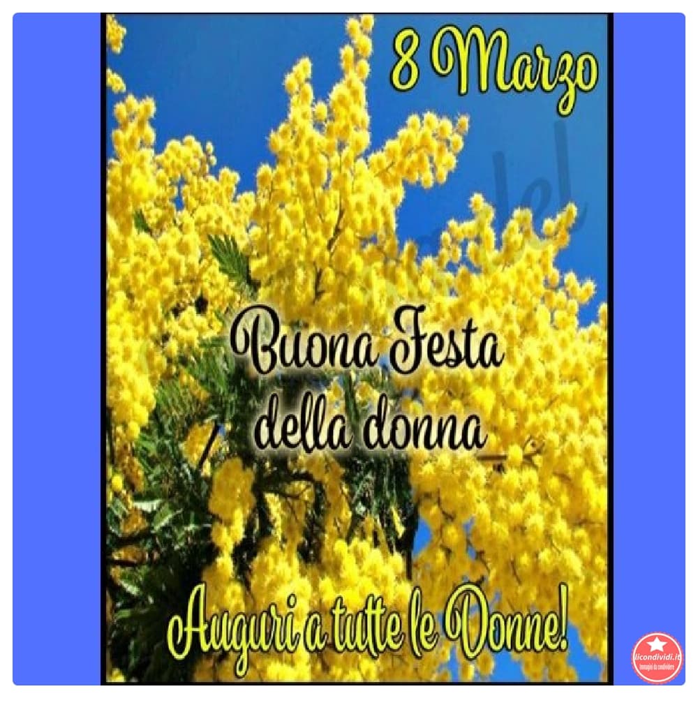 8 marzo festa delle donne immagini