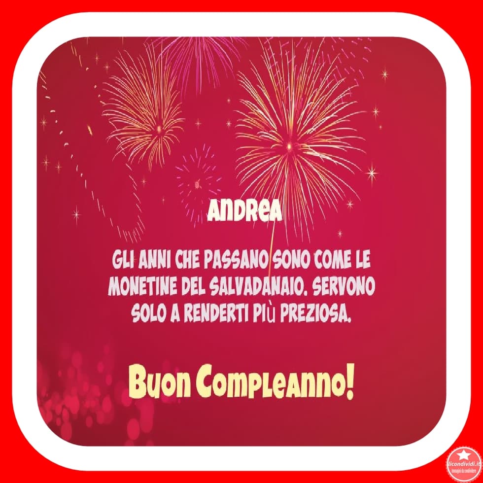 Auguri Andrea