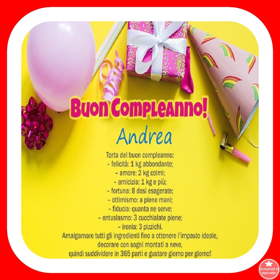 Auguri Andrea