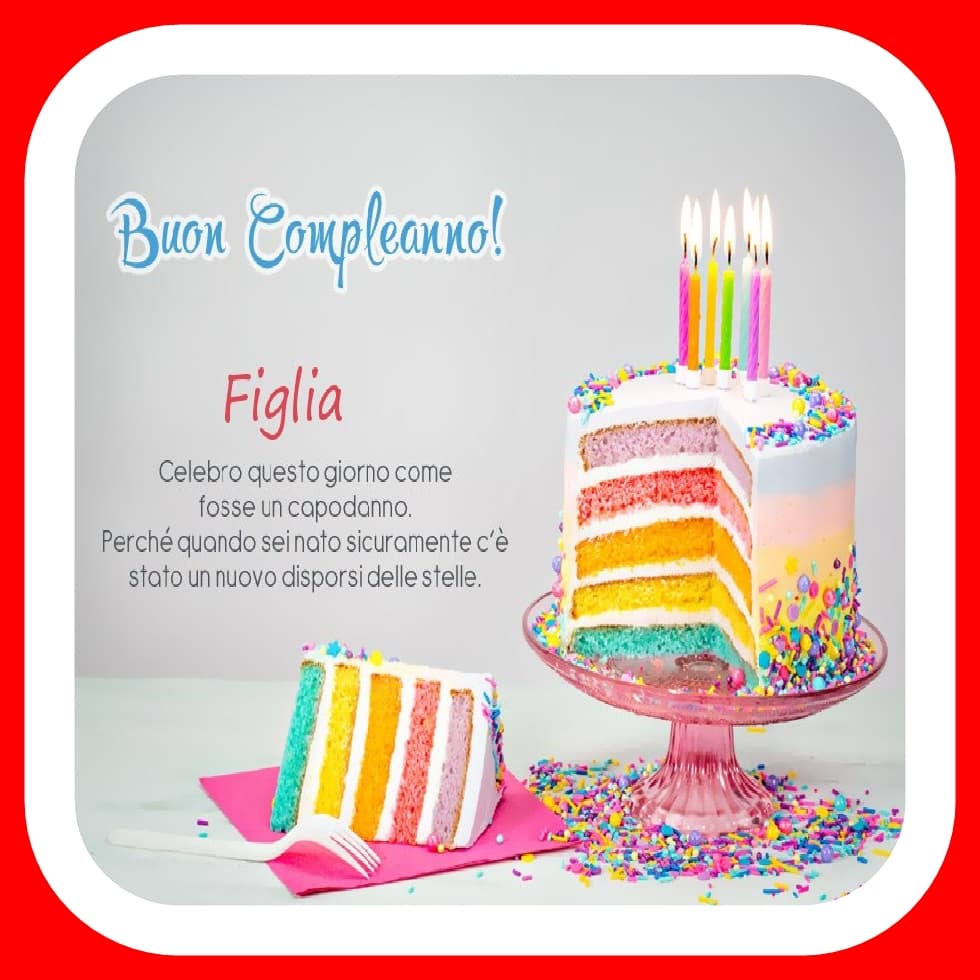 Buon Compleanno Figlia