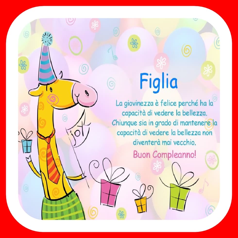 Buon Compleanno Figlia