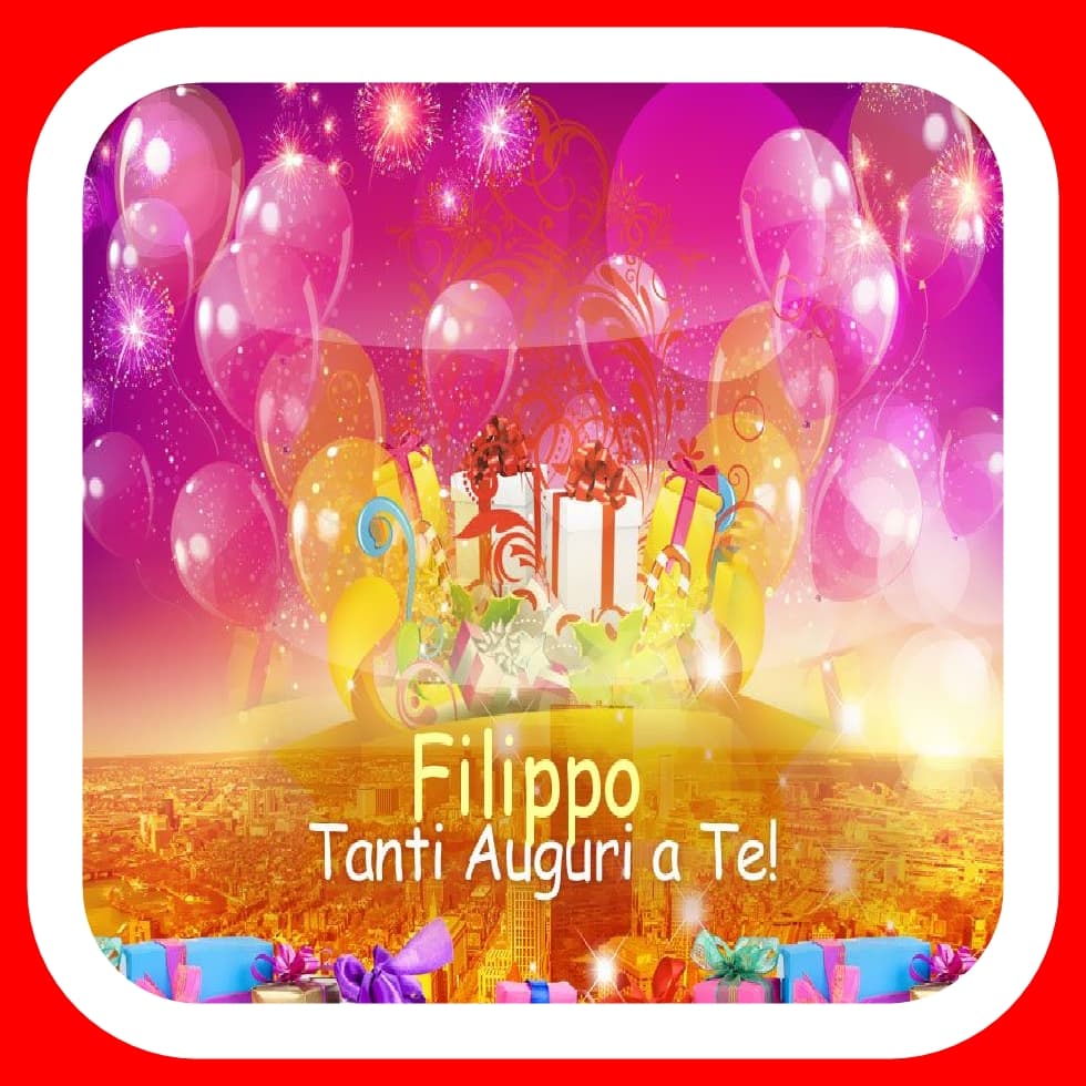 Buon compleanno Filippo