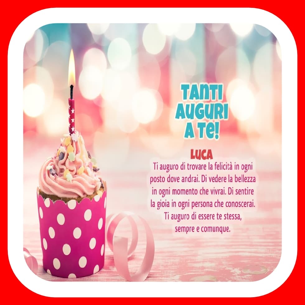 Buon compleanno Luca