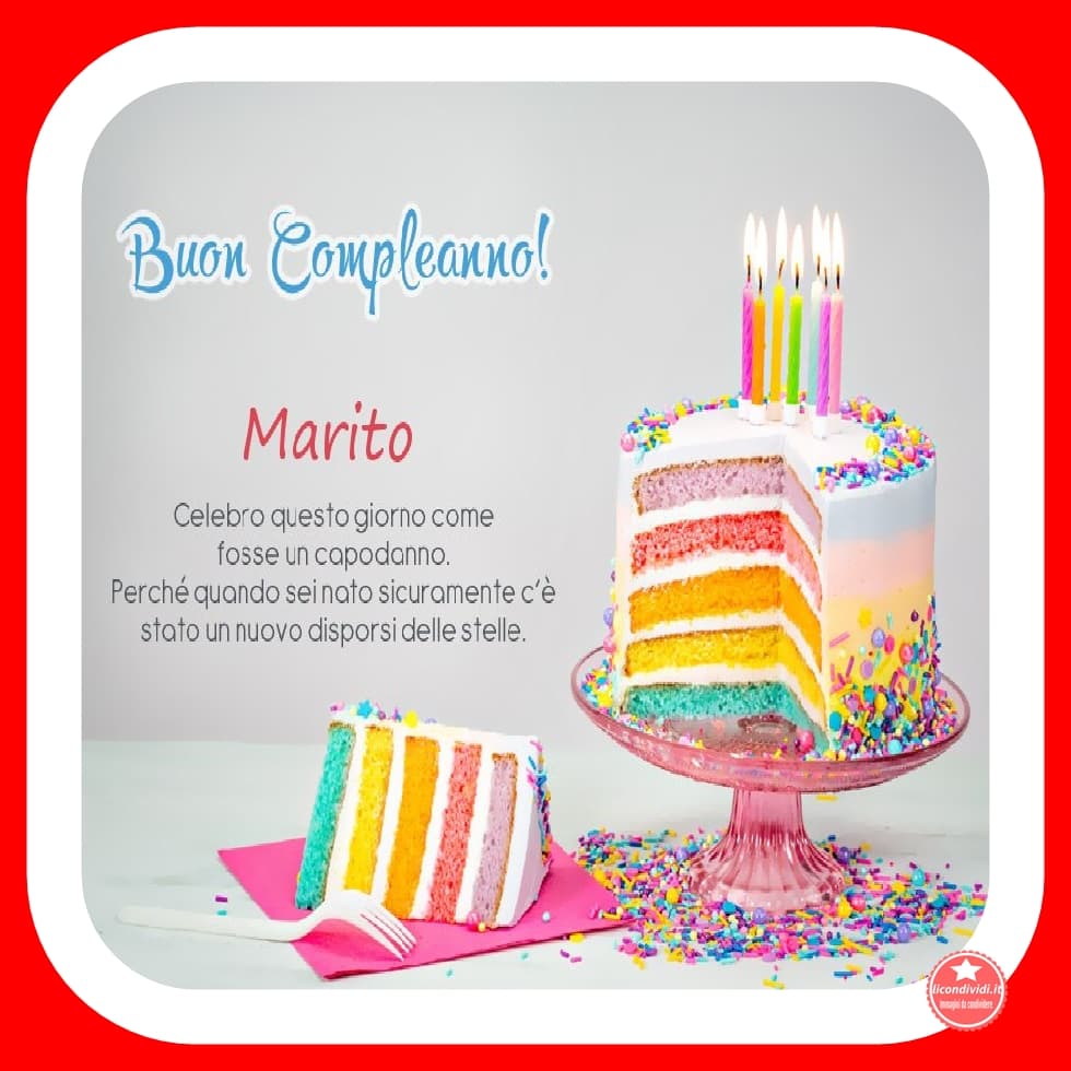 Buon Compleanno Marito