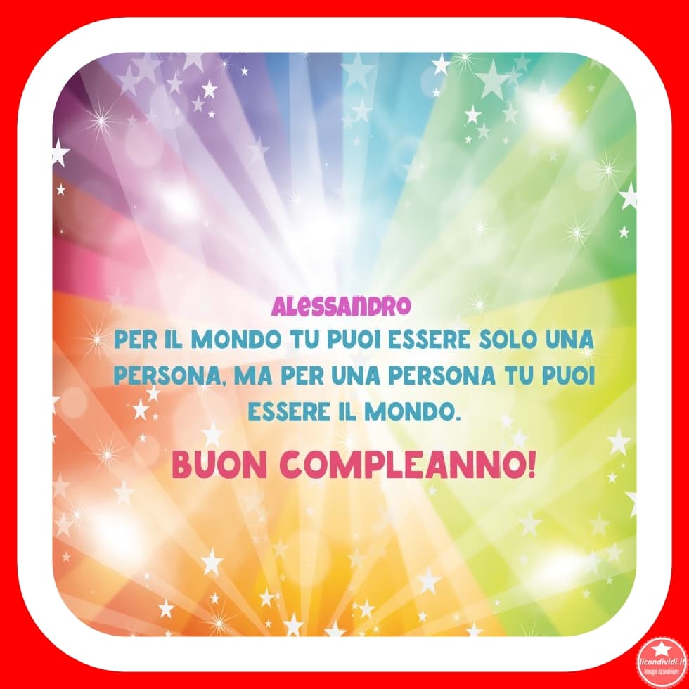 immagini Buon compleanno Alessandro