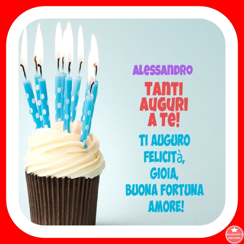 immagini Buon compleanno Alessandro