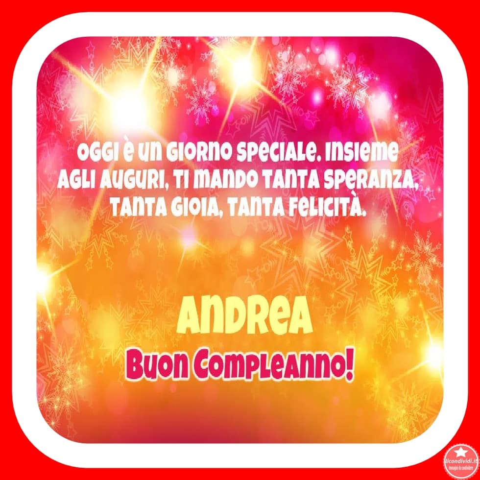 immagini Buon compleanno Andrea