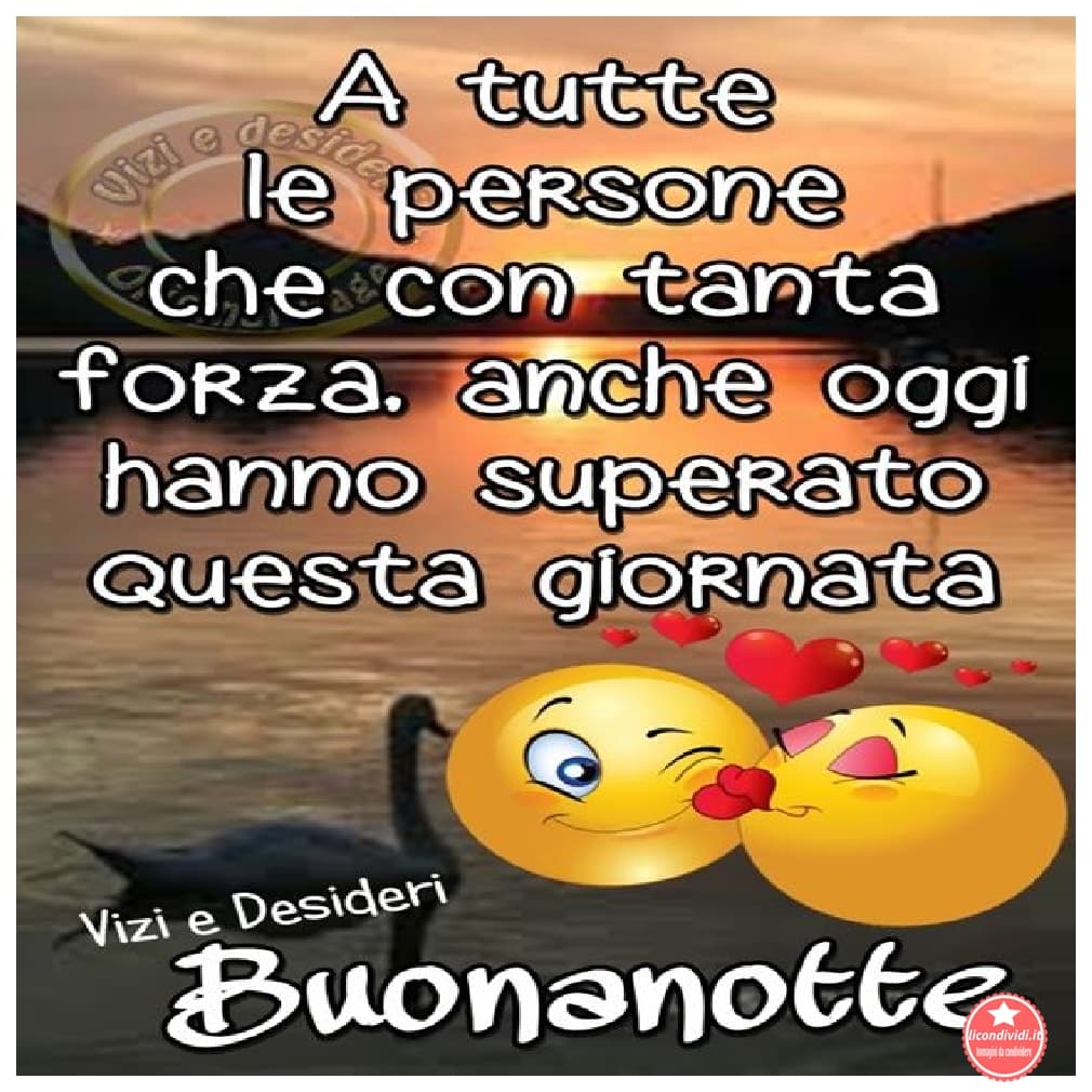 Buonanotte amici