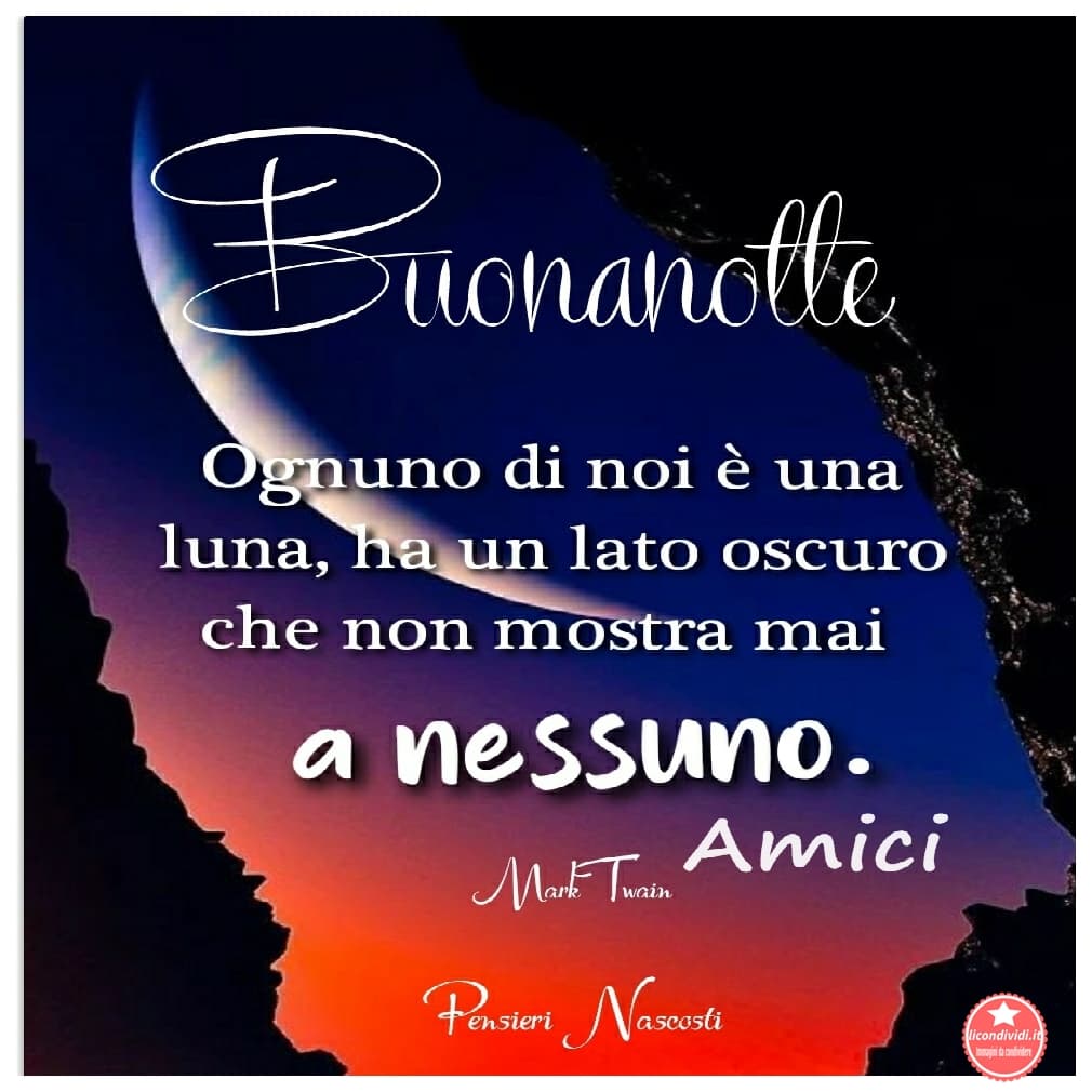 Buonanotte amici