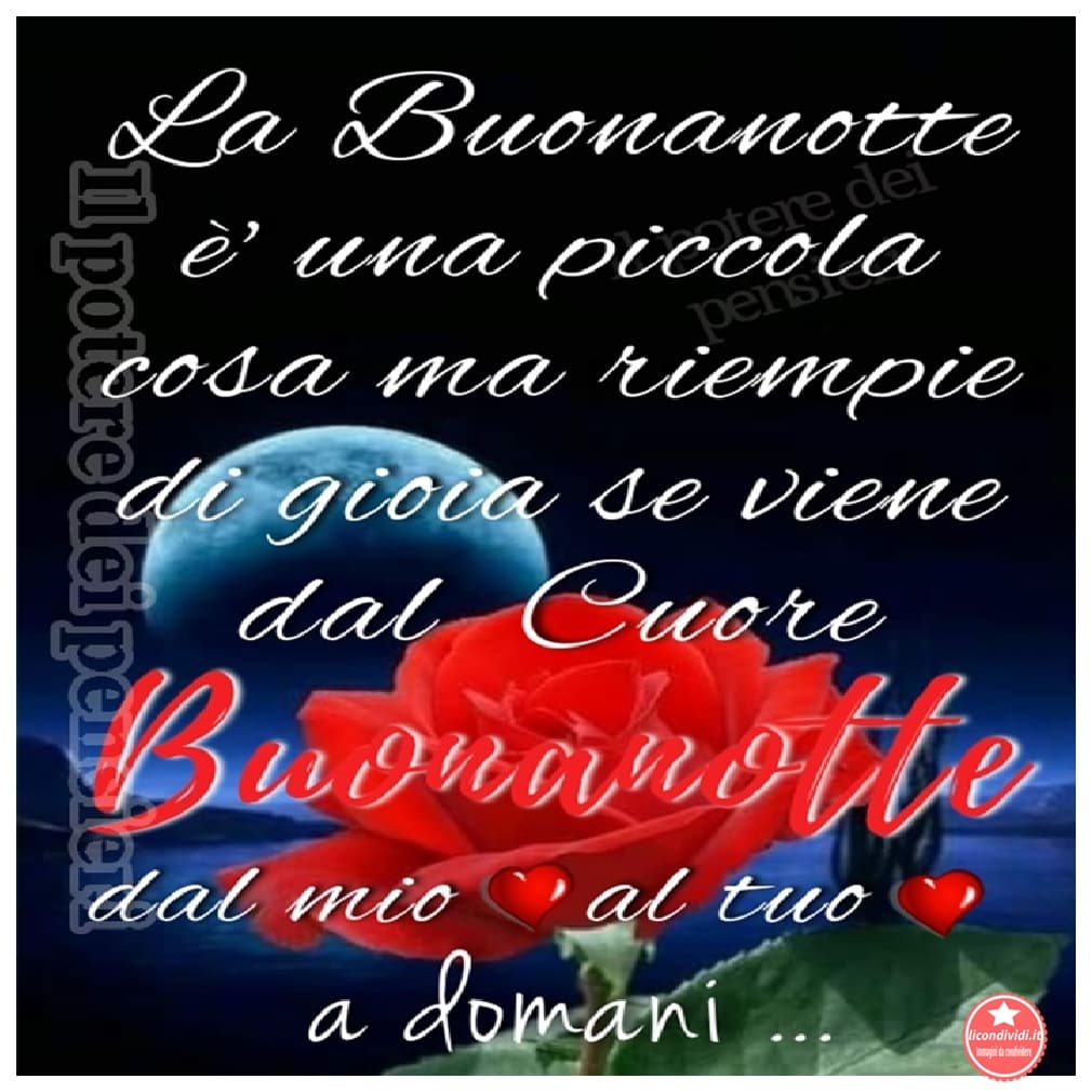 Buonanotte amici