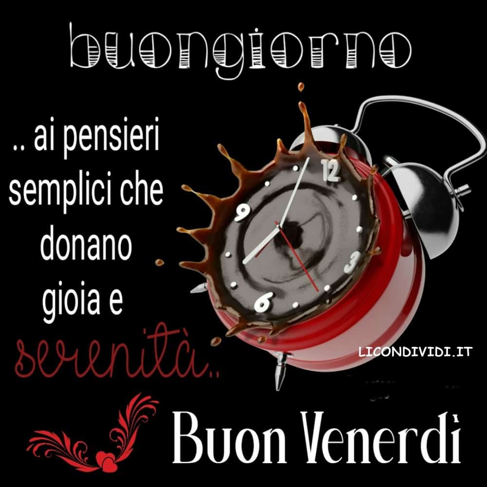 Immagini Buongiorno Venerdi