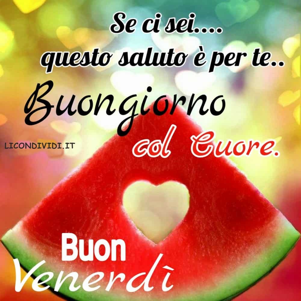 Immagini Buongiorno Venerdi