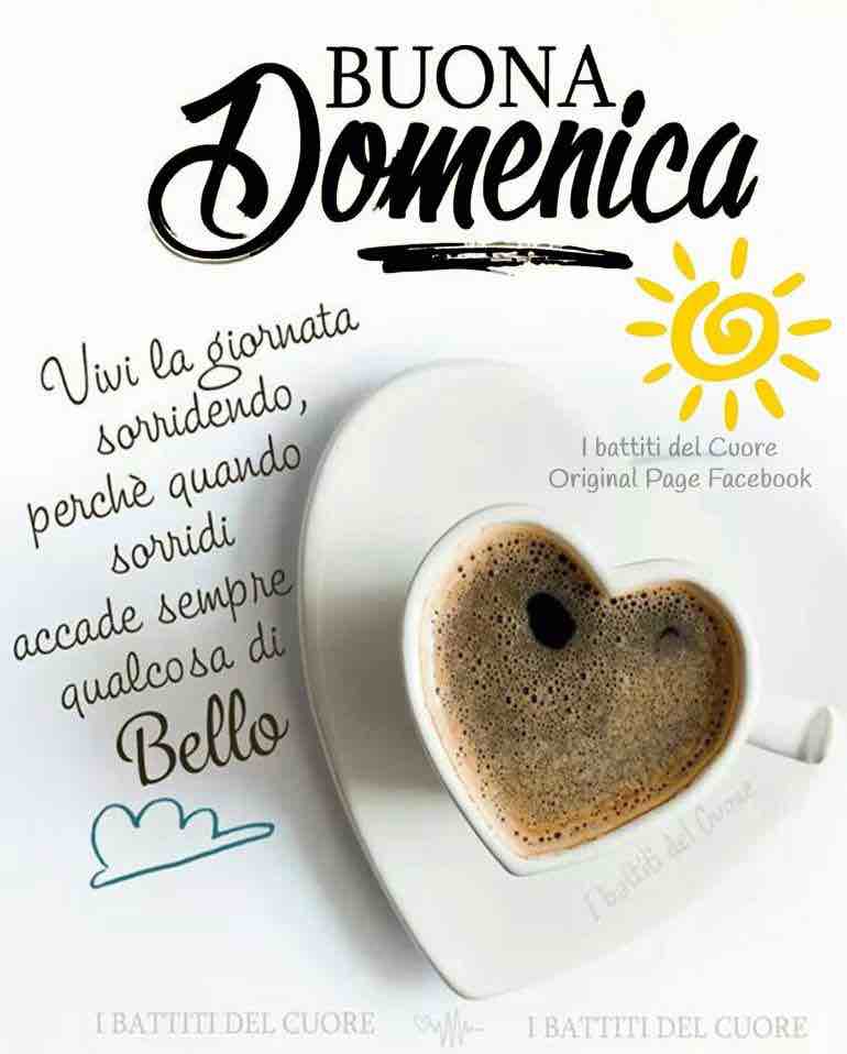 buongiorno domenica immagini