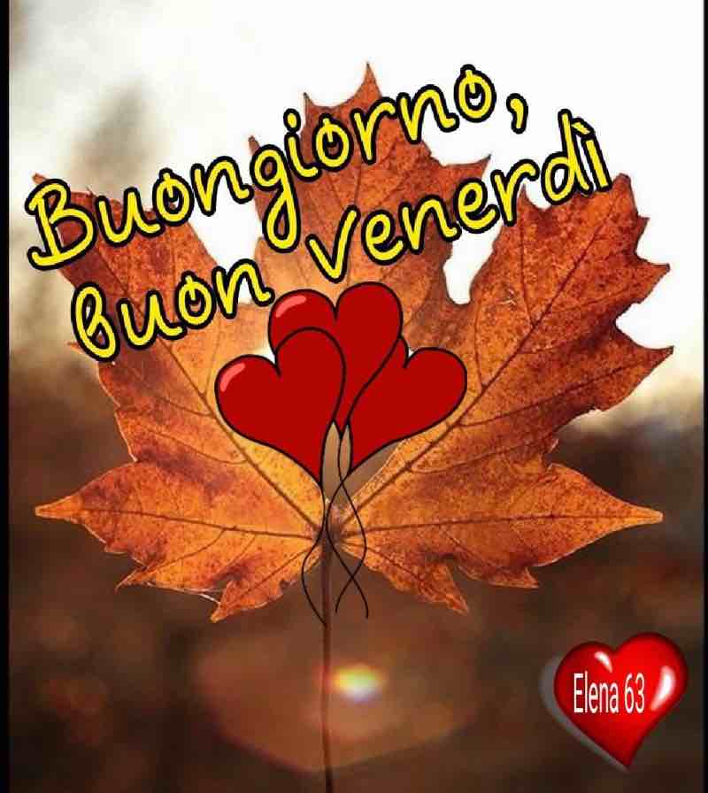 Immagini Buongiorno Venerdi