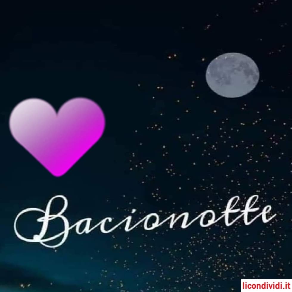 Buonanotte immagini nuove