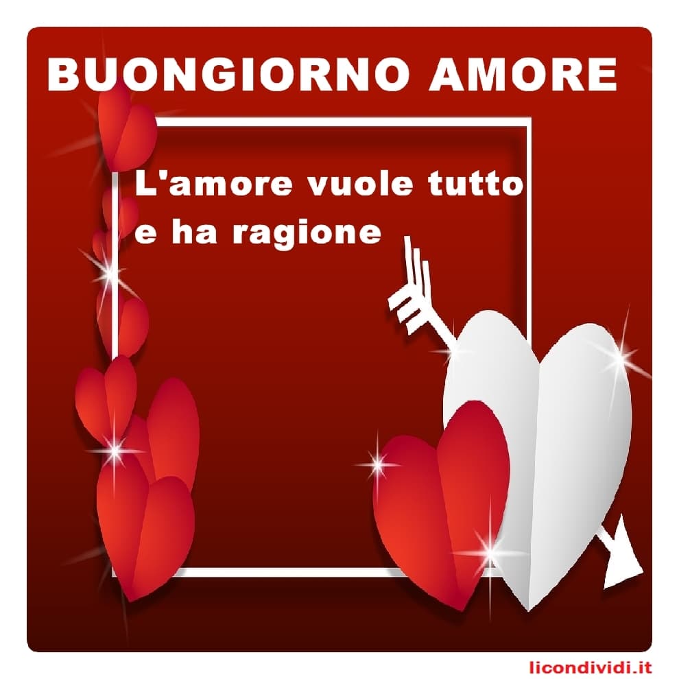 immagini buongiorno amore