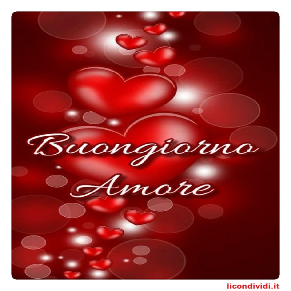 immagini buongiorno amore