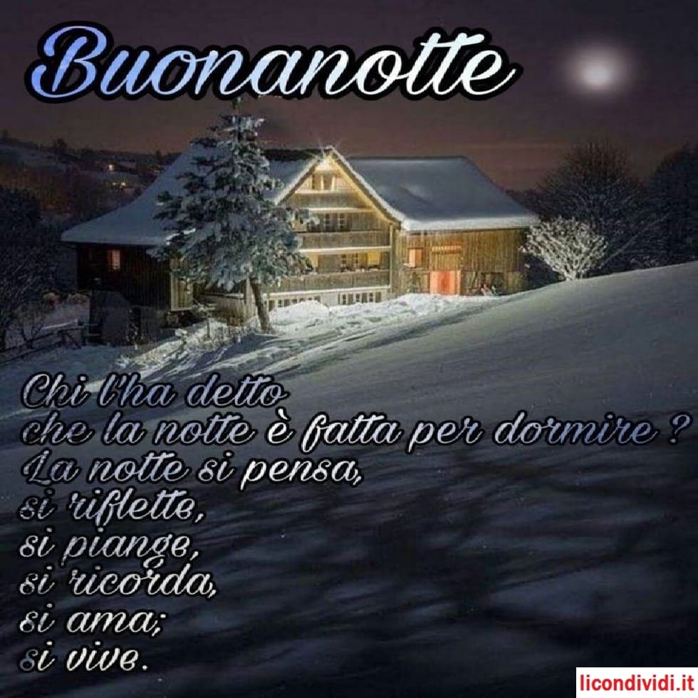 immagini da condividere buonanotte